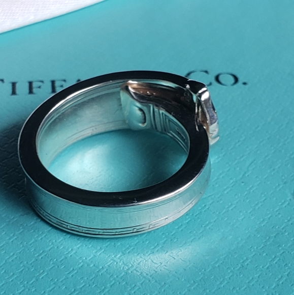 Antique 1916 Tiffany & Company Spoon Ring #16 - Picture 5 of 13